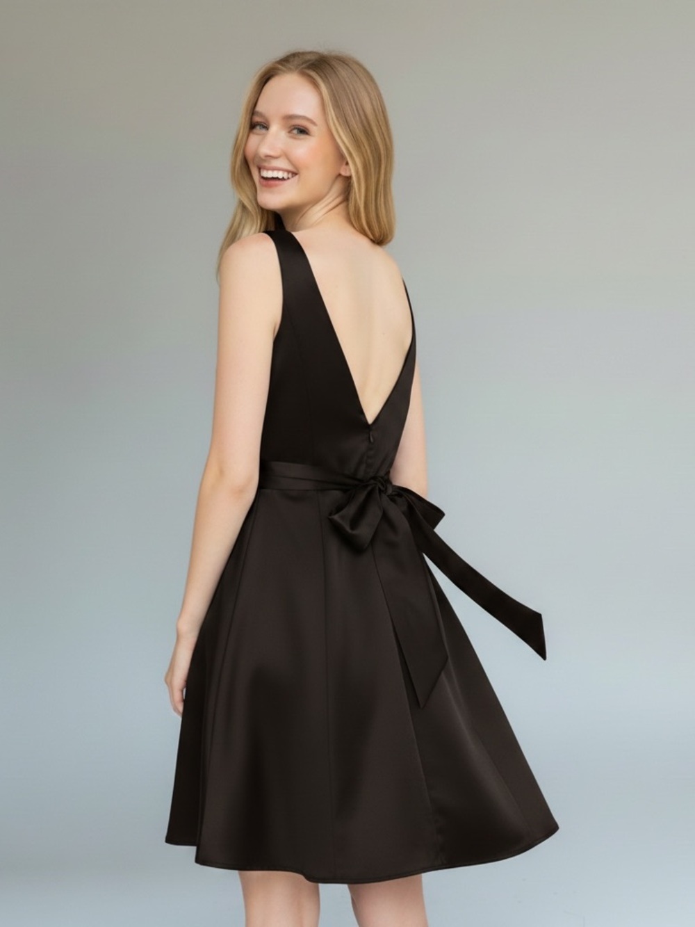 J. Crew Brown Special Occasions Bow Tie Dress 6P